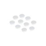Mágnes 38mm, erősség: 1500 g. Franken 10 db/csomag, fehér