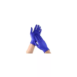   Gumikesztyű nitril púdermentes XL 100 db/doboz Guarder kék