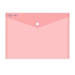 Irattartó tasak A4, PP patentos Bluering® transzparens piros