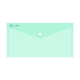   Irattartó tasak DL 'csekk' patentos PP Bluering® transzparens zöld