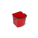 Vödör 25 literes szögletes piros Hercules kocsihoz