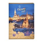 Füzet iskolai A5, 48ap, vonalas 21-48 4-8 osztályos Design 3D Enjoy