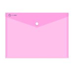 Irattartó tasak A4, PP patentos Bluering® transzparens pink