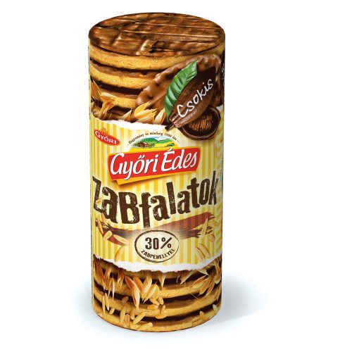 Zabfalatok, 215 g, Győri Édes, csokis