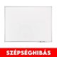 Fehértábla mágneses alukeretes, zománcozott 120x240cm, ValueLine Franken ÉRTÉKCSÖKKENT!