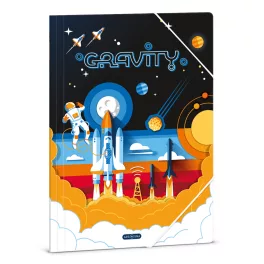 Gumis mappa A4 karton GRAVITY