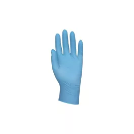 Gumikesztyű nitril púderes XL 100 db/doboz kék