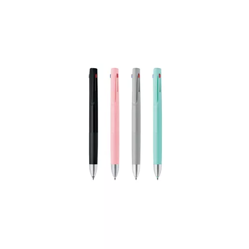 Golyóstoll 0,7 mm, háromszínű, Zebra  bLen 3C, világoskék test írásszín kék