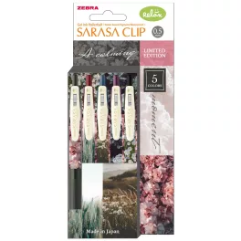   Zseléstoll 0,7 mm Zebra Sarasa Clip Calming Moment, 5 különböző szín