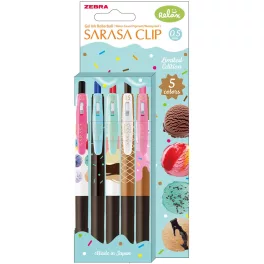   Zseléstoll 0,7 mm Zebra Sarasa Clip Ice Cream, 5 különböző szín