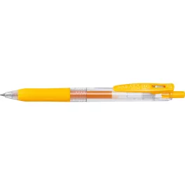 Zseléstoll 0,7 mm Zebra Sarasa Clip, sárga