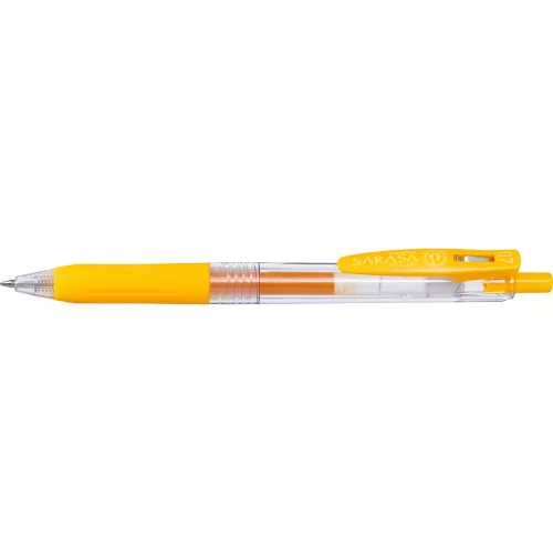 Zseléstoll 0,7 mm Zebra Sarasa Clip, sárga