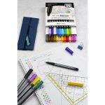 Rostirón, tűfilc 0,4mm, Pentel Pointliner barna