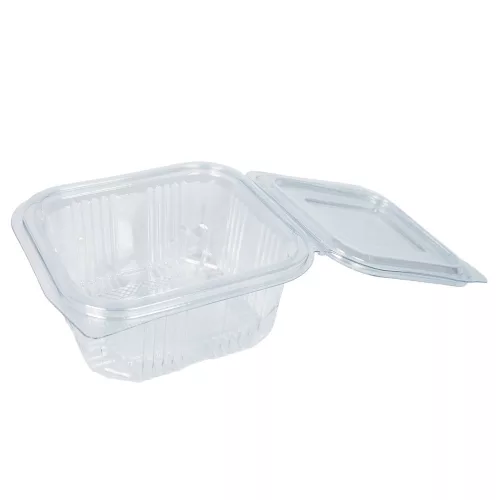 Salátás tál egybefedeles PET 375 ml 100 db/csomag