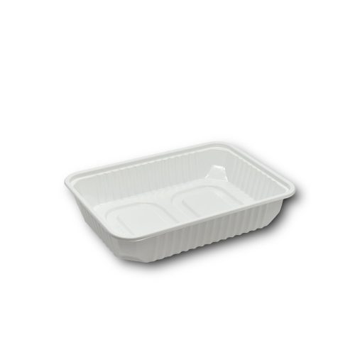 Elviteles doboz - szögletes alj PP 500 ml 50 db/csomag fehér