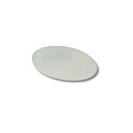 Papírtányér ovális 25,4  x 19,05 cm komposztálható cukornád 125 db/csomag natúr