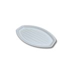 Hidegtál 3 személyes (34 x 23,5 cm) komposztálható cukornád 50 db/csomag fehér