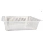 Síkperemes PP tálca 187 x 137 x 50 mm natúr