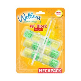 WC illatosító 3 x 50 g Wellnax Lemon