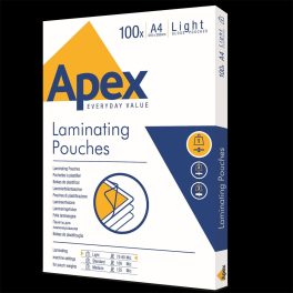 Lamináló fólia A4, 80 mic. 100 db/doboz, Apex Light