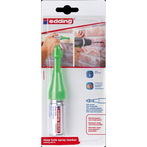 Spraymarker, furatjelölő Edding 8870 neonzöld
