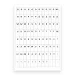 Betűkártya, szókártya készlet