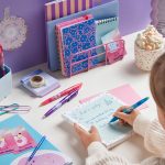 Rollertoll 0,7mm, törölhető Pilot Frixion Clicker Fancy Light Blue, írásszín kék