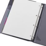 Gyűrűskönyv A4, 40mm, 4 gyűrűs Verde téglavörös