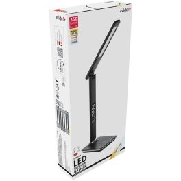   Asztali LED lámpa, Nathan, kijelzős, 6W, 5000K, AVIDE, fekete