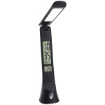 Asztali LED lámpa, Hugo, kijelzős, 6W, 5000K, AVIDE, fekete