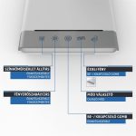 Asztali LED lámpa, Scott, 12W, 5000K, AVIDE, fehér