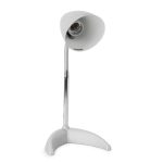 Asztali lámpa, Basic, C-talpas, max. 40W, AVIDE, ezüst