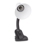 Asztali lámpa, Basic csiptethető, max. 60W, AVIDE, fehér