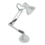 Asztali lámpa, Basic Vintage, műanyag, max. 60W, AVIDE, fehér