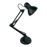 Asztali lámpa, Basic Vintage, műanyag, max. 60W, AVIDE, fekete