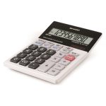 Számológép asztali 10 számjegyes Sharp ELM711PGGY fehér