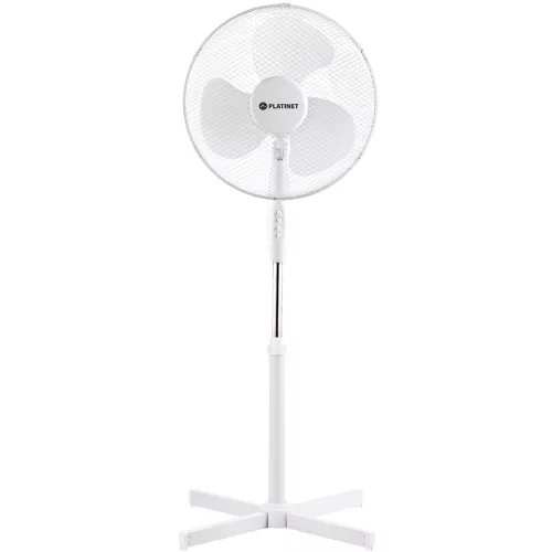 Ventilátor álló 16" 40W, fehér Platinet