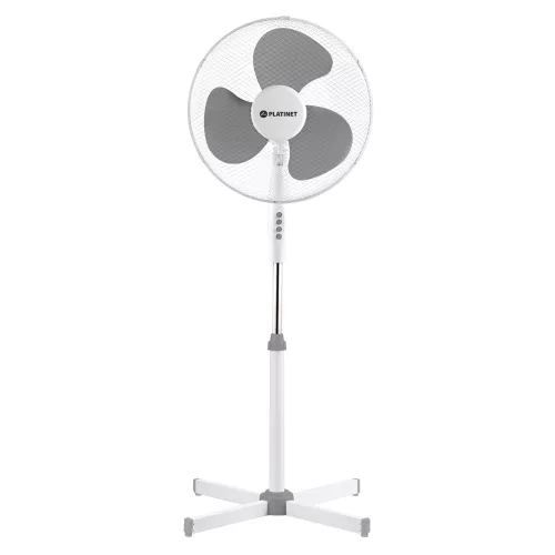 Ventilátor álló 16" 40W, szürke Platinet