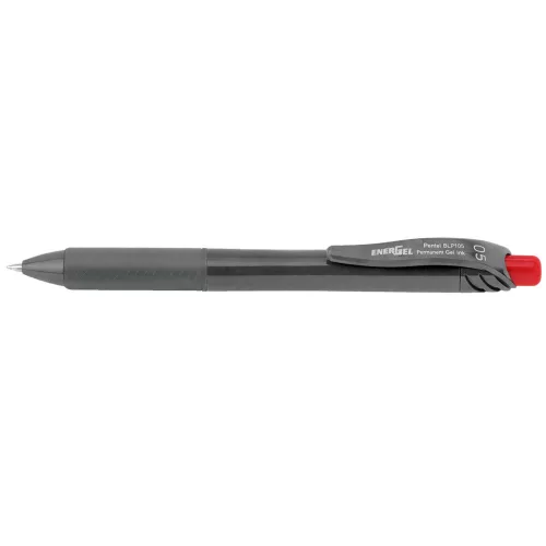 Rollertoll zselés golyóátmérő 0,5 mm, Pentel EnerGelX BLP105-CX, írásszín piros