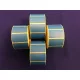 Etikett thermo 25x45mm, tekercses 1000 címke/tekercs kék