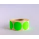 Etikett címke, 38mm, körcímke tekercses 1000 db/tekercs fluo zöld