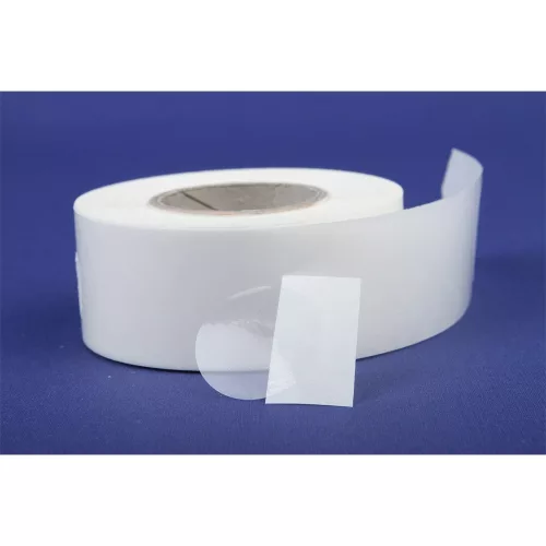 Etikett címke, PP 40mm, körcímke tekercses 1000 db/tekercs átlátszó