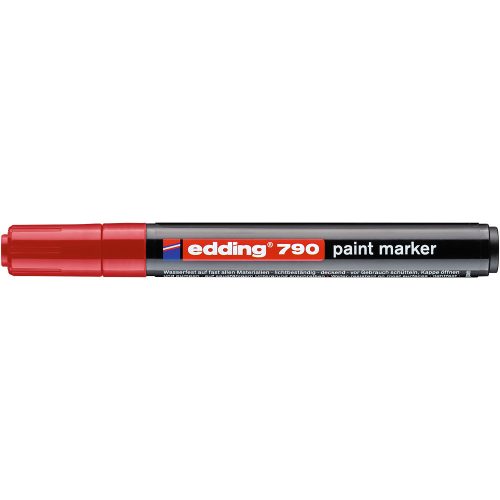 Lakkmarker 2-3mm, kerek Edding 790 piros