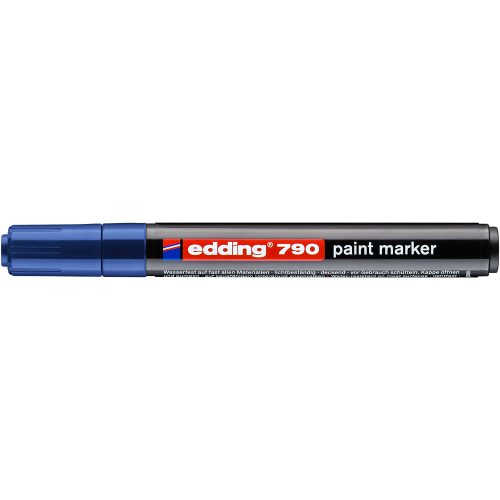 Lakkmarker 2-3mm, kerek Edding 790 kék