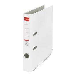   Iratrendező A4, 5cm, élvédő sínnel, 81190 Esselte Economy fehér