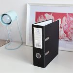 Iratrendező A5, 7,5cm, álló Bluering®, fekete