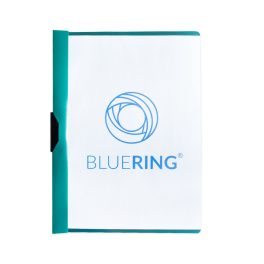   Gyorsfűző klip mappa A4, műanyag 60laphoz fém klippes Bluering® zöld