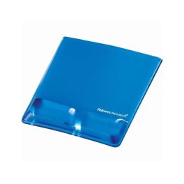   Egérpad csuklótámasszal, Fellowes® Health-V Crystal, kék