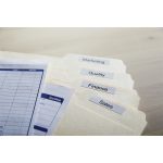 Etikett Dymo LW nyomtatóhoz 12x50mm, 220 db etikett/doboz, Original, fehér