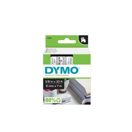   Feliratozógép szalag Dymo D1 S0720670/40910 9mmx7m, ORIGINAL, fekete/víztiszta